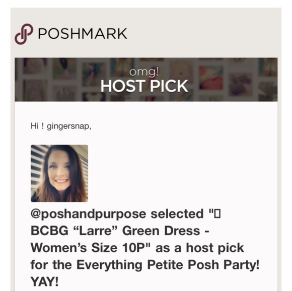 🆕 BCBG Max Azria “Larre” Green Cocktail Dress - Women’s Size 10P - Picture 7 of 9